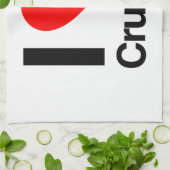 私はクルーズが大好きだ キッチンタオル (折り畳み)