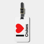 私はクルーズが大好きだ ラゲッジタグ (正面縦)