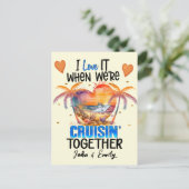 私はクルーズインの一緒のクルーズの時それが大好き ポストカード (スタンド正面)