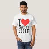 私はクルーズ船が好き Tシャツ (正面フル)