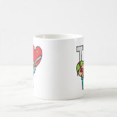 私はクレイピジョン射撃、 発砲 コーヒーマグカップ (中央)