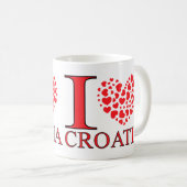 私はクロアチアが大好き コーヒーマグカップ (正面右)