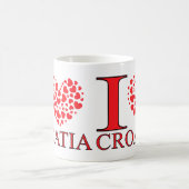 私はクロアチアが大好き コーヒーマグカップ (中央)