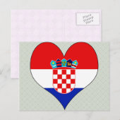 私はクロアチアが大好き ポストカード (正面/裏面)