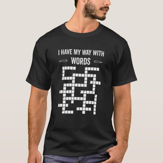 私はクロスワードパズル Tシャツ (正面)
