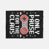 私はクロースレトロのビデオゲームのキリストのためだけにポーズ フリースブランケット (正面(横))