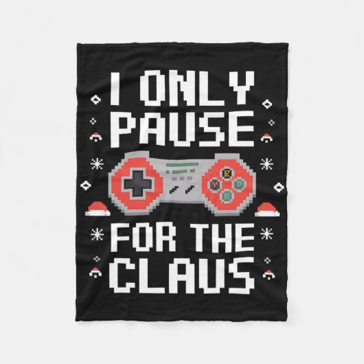 私はクロースレトロのビデオゲームのキリストのためだけにポーズ フリースブランケット (正面)