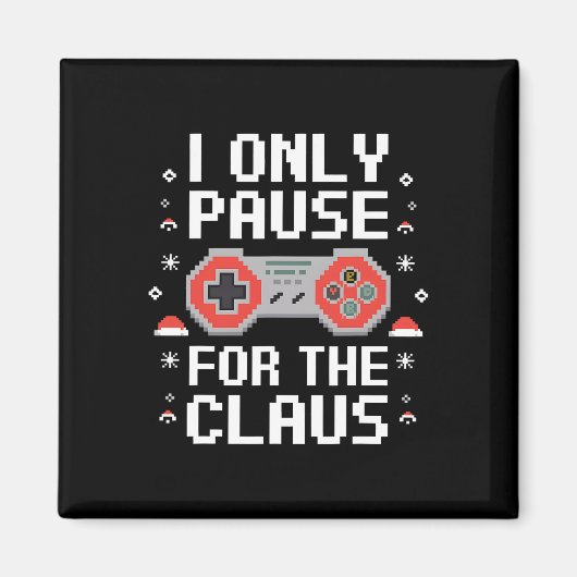 私はクロースレトロのビデオゲームのキリストのためだけにポーズ マグネット (正面)