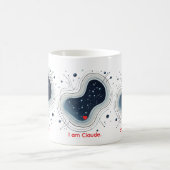 私はクロード。オタクギフトマグ コーヒーマグカップ (中央)