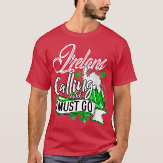 私はクローバーアイリッシュビーに行かなければならない Tシャツ