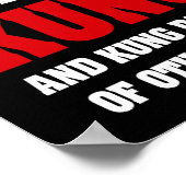 私はクンフーとクンパオを知っている – おもしろい武術芸術 ポスター (角)