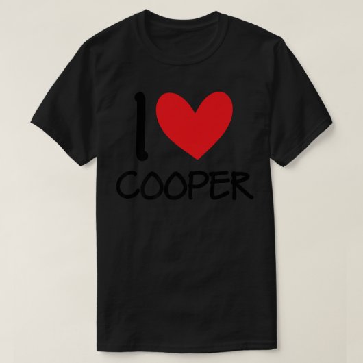 私はクーパーの名前パーソナライズされた男BFFの友人 Tシャツ (デザイン正面)