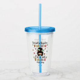 私はクール先生おもしろい先生 アクリルタンブラー