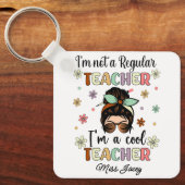 私はクール先生おもしろい先生 キーホルダー (正面)