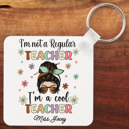 私はクール先生おもしろい先生 キーホルダー (裏面)