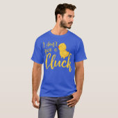 私はク与えックチキンおもしろい農家農業 Tシャツ (正面フル)