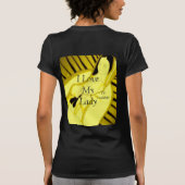 私はグアダルーペの女性が大好き Tシャツ (裏面)