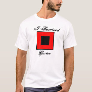私はグスタフのTシャツを-前部及び背部生き延びました Tシャツ