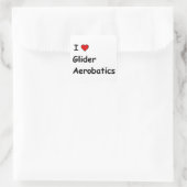 私はグライダーのエアロバティクスが大好き スクエアシール (バッグ)