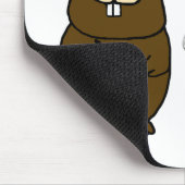 私はグラウンドホッグの日が大好き マウスパッド (コーナー)