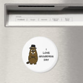 私はグラウンドホッグの日が大好き マグネット (インサイチュ (食洗機))