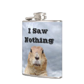 私はグラウンドホッグの日に何も見なかった フラスク (左)