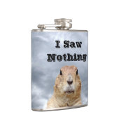 私はグラウンドホッグの日に何も見なかった フラスク (右)