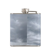 私はグラウンドホッグの日に何も見なかった フラスク (裏面)