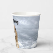 私はグラウンドホッグの日に何も見なかった 紙コップ (左)