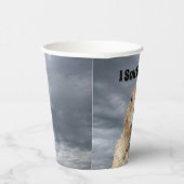 私はグラウンドホッグの日に何も見なかった 紙コップ (右)