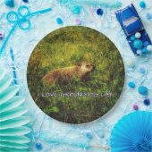 私はグラウンドホッグの日プレートが大好き ペーパープレート (パーティー)