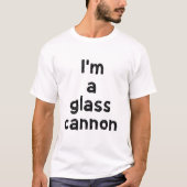 私はグラスカノンです Tシャツ (正面)