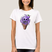 私はグラッフルで可愛いアイスクリーム Tシャツ (正面)