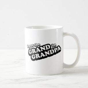 私はグランドインおじいちゃんを入れる コーヒーマグカップ