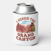 私はグランドキャニオンをハイキング 缶クーラー (缶裏面)