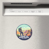 私はグランドキャニオン国立公園アリゾナをハイキング マグネット (インサイチュ (食洗機))