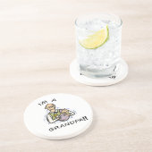 私はグランドパ – グランドパとベビーTシャツとギフト コースター (側面)