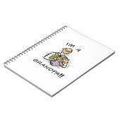 私はグランドパ – グランドパとベビーTシャツとギフト ノートブック (左側)