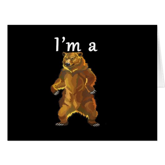 私はグリズリーとヒグマのクマです (正面横)