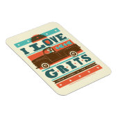 私はグリッツが大好き マグネット (右側)