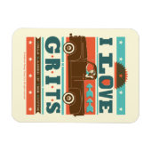 私はグリッツが大好き マグネット (横)