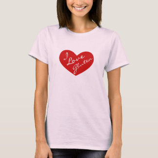 私はグルテンティーが大好き Tシャツ