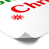 私はグルテンフリーのクリスマスを夢見ている ポスター (角)