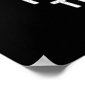 私はグルドザビートおもしろいベギープンダークBG ポスター (角)