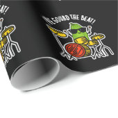 私はグルドドラマーおもしろいプンダークBG ラッピングペーパー (ロールコーナー)