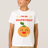 私はグレープフルーツが大好き Tシャツ (正面)