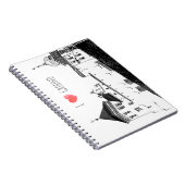 私はグロドノベラルーシ建築スケッチ城が大好き ノートブック (右側)