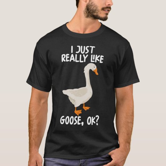 私はグースが大好き Tシャツ (正面)