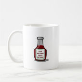 私はケチャップにケチャップを付けた コーヒーマグカップ (左)
