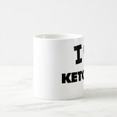 私はケチャップを愛します コーヒーマグカップ (中央)